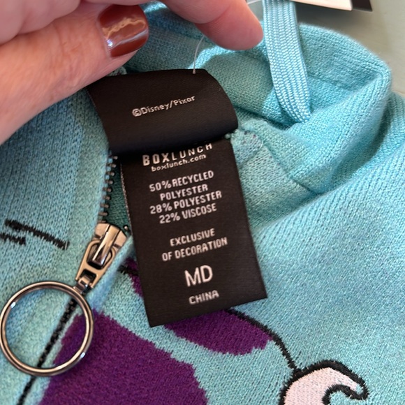Woman’s medium Pixar Sully zip up sweater with hood - Picture 8 of 8